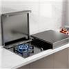 SHAARI Copertura Multifunzionale Per Fornelli Da Camper, Ripiano Da Cucina In Acciaio Inossidabile Tipo Tagliere, Amplia Lo Spazio Della Tua Cucina(35x45x9cm)