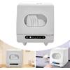 YUNRUX Mini facile installazione Lavastoviglie YUNRUX sterilizzazione ozono Lavastoviglie 360º Stoviglie Pulizia Lavastoviglie Da Tavolo Piccolo Lavastoviglie Casa