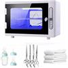 PPLDABNK Disinfettante Domestico, Capacità 12 Litri, Con Timer (5-60 Min), Vassoio A 2 Strati, Schermo Di Controllo LCD Di Facile Utilizzo, Una Macchina Multiuso,White