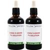 Heiltropfen 2x 100 ml Soluzione di iodio Lugol 7% | Formulazione liquida al 21% | Realizzato con il 7por cento di iodio e il 14% ioduro di potassio | Test di terze parti | Heiltropfen®