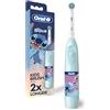 Oral-B Spazzolino da denti elettrico a batteria, con setole extra morbide che cambiano colore, per bambini dai 3 anni in su