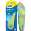 Scholl Solette Gel Activ Sport, Solette per Scarpe Sportive da Donna con Tecnologia Antiodore, Garantiscono Ammortizzazione e Assorbimento degli Urti, Taglia 35.5-40.5, Confezione da 1 Paio