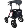HEALTH Medical Fab Deambulatore in Alluminio Crosser con ruote Grandi e porta bastone, perfetto per terreni e attività all'aperto