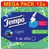 Tempo Light Box - Confezione da 12 confezioni da 60 panni