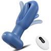 ModexO Plug anale APP telecomando che accarezza la macchina del sesso vibrante butt plug Per uomini vibratore anale donne giocattoli del sesso per adulti Per coppie gay