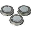 vhbw 3x testina di ricambio compatibile con Philips HQ3850, HQ386, HQ3865, HQ3870, HS702, HS703, HS704, HS706, HS708, HS715, HS755, HS765, HS800 rasoio elettrico, argento
