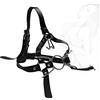 ZYHNYTAO BDSM O Ring Steel Metal Mouth Gag Spider Gag with Ring Steel Spider Gag Mouth Gag Metal Nose Hook with Adjustable Horse Head Bondage Straps Sex Toy for Women and Men