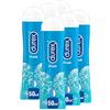 Durex gel Fresh 6x50 ml, Gel Lubrificante Sessuale Intimo, A Base Acquosa, Effetto Rinfrescante, 300 ml, Maxi formato