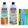 Dc Casa NUNCA SET DETERGENTE PULIZIA PAVIMENTI, WINTO PARQUET 1 LT - WINTO GRES 1LT più 50 PANNI ELETTROSTATICI CATTURAPOLVERE 22X29.