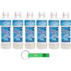 Beni Culinari 6x DEO DUE Ammorbidente Morbido Concentrato Fiori Azzurri, ideale per tutti i capi,50 lavaggi 1Lt + Portachiavi Beni Culinari in Omaggio