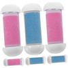 FRCOLOR Testine di Ricambio Design Facile da Impugnare 6 Pezzi per Rullo Esfoliante Piedi in Plastica, Compatibili Dispositivo Elettrico la Rimozione Calli e Pelle Morta
