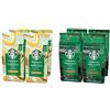 Starbucks Blonde Espresso Roast Chicchi Interi di Caffè (4 Sacchetti da 450g) & Pike Place Chicchi Interi di Caffè Dalla Tostatura Media (4 Sacchetti da 450g)