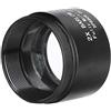 Gonetre Telescopio e accessori Datyson 2X Oculare End Lente di ingrandimento Telescopio astronomico Accessori Nero 4 * 4 * 3 CM Telescopio astronomico