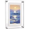HVSYVVSRL Cornice Digitale WiFi Cloud Touch Da 5 Pollici 1280 X720 IPS HD Smart For Foto 32 GB Di Archiviazione USB Rotazione Automatica Schermo Ad Alta Definizione