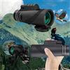 LuxeOne Coregreen - Telescopio monoculare 12 x 50 HD, con prisma BAK-4 ad alta potenza e obiettivo FMC compatto per adulti, visione più ampia per bird watching, caccia, escursionismo, campeggio, viaggi