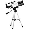 Generic Telescopio Telescopio astronomico da 70 mm con treppiede Telescopio monoculare terrestre per guardare la luna spaziale per principianti, per interni/esterni good
