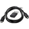 Mobile-Laden Cavo USB + adattatore compatibile con Canon EOS R6 Mark II, USB 3.0 per un trasferimento veloce, 1 metro
