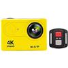 DIGNIFE Action Camera, Videocamera subacquea Ultra HD, H9R 4K Telecomando Videoregistratore sportivo DVR DV Kit di accessori for videocamera for impermeabile Pro Mini(Yellow)