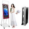 VANYA 40 pollici Magic Mirror Photo Booth Machine,Macchine Mirror Photobooth da 21,5 pollici Touch Screen,Mini PC incorporato, per matrimoni,Affitti per eventi (White, photo booth with printer)