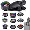 Generic Teleobiettivo: grandangolare ad alta risoluzione, macro, fish-eye, set universale 10 in 1 per gli amanti della fotografia, effetti versatili, primo piano e pittoresco A