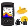 VCHICS Telecamera subacquea per la pesca, Profondità Fish Finder Transducer 2-1Wired & wireless Sensor Portable Impermeabile Echo Soundy for tutti i tipi di pesca per la pesca in kayak su lago ghiacciato(FF7