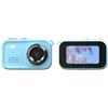 Sogoluat Fotocamera portachiavi con schermo LCD da 1,44 pollici, registrazione video HD 1080P a 30 fps, design portatile compatto per viaggi e avventura - ABS+PC Build, 250mAh (blu)