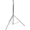 Plyisty Supporto per Lampada a 3 Sezioni da 9,8 Piedi con Cuscino a Molla e Manopola a Bloccaggio Rapido, Acciaio Inossidabile, Viti da 1/4 e 3/8 per Flash, LED, Fotocamera (SILVER)