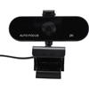 Yanmis Webcam 2K con Microfono, Fotocamera Web HD con Messa a Fuoco Automatica Precisa, Copertura per la Privacy Integrata, Riduzione del Rumore, Plug & Play, Fotocamera per Computer