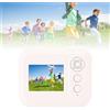 GOWENIC 1080p HD Lens 6x Zoom Stampa Istantanea Funzioni di Gioco Mp3 per Fotocamera Digitale, 20 Fotogrammi, 5 Filtri, 48 MP, ABS LI Batteria 1300 MAh 128 GB, per un Natale di (Beige)