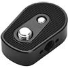 Andoer Piastra di montaggio dell'estensione inferiore con stabilizzatore per foro filettato da 1/4 di pollice e 3/8 di pollice Accessori di ricambio per DJI Ronin S Ronin SC Gimbal