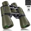 FREE SOLDIER Binocolo da caccia per adulti, 20 x 50 mm, oculare grande da 28 mm, professionale, impermeabile, per bird watching, escursionismo, concerti e viaggi, con lente FMC a prisma BAK4, verde