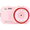 Jectse Fotocamera, 16x Zoom Digitale Fotocamera Digitale Auto -taglio 48mp con Schermo a Colori da 2,8 Pollici per Viaggiare (PINK)