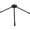 Generic Treppiede da Tavolo, Treppiede Piccolo con Vite da 1/4 di Pollice Mini Treppiede da Tavolo Portatile in Acciaio Inossidabile Treppiede per Fotocamera per Bastoncini per Selfie,
