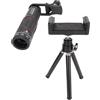Generic Kit di Lenti per Fotocamera del Telefono, Accessori per Telefoni Multifunzionali con Lente Teleobiettivo 28x + Angolo Largo 0,6x + Macro 20x + 198 ° Fisheye, Clip e Treppiede