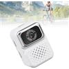 VBESTLIFE Fotocamera Chiave, Fotocamera Digitale retrò Portatile Full HD 1080p con 3 Filtri e Ricarica di Tipo C, per la Registrazione dello Studio di Viaggio (WHITE)