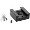 Yzdysg Adattatore di montaggio per slitta a caldo per videocamera, tripla staffa per slitta fredda, monitor a LED, microfoni, videocamera da studio
