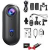 ZXDZSW Action camera POV Capture Pro 3.0, 4K/1080p impermeabile con 32 schede, body cam ultra grandangolare da 170° for ciclismo a mani libere, immersioni, vlogging, moto(Black-1080p)