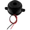 uxcell sourcing map DC 24 V 2 A filo continuo di suono del cicalino allarme elettronici industriali 60dB