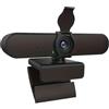 BJdfgE Webcam USB 1080P con protezione for la privacy, treppiede, grandangolo, rotazione a 360° e riproduzione for zoom, streaming videochiamate