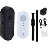 CHEOTIME 1080P Thumb Action Camera, Mini Body Camera Wide Angle Portable Sports Action with 64GB Memory Card Car Mount for Travel WiFi for Cycling Hiking