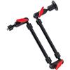 KAQNTUD Braccio Flessibile Articolato Supporto Per Telefono Cellulare Con Staffa a Clip Per Smartphone Supporto a Morsetto Accessori Per Studio Webcam Supporto Per Telefono Fotocamera