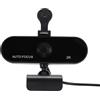 Sxhlseller Webcam 2K per PC con Microfono, Fotocamera per Computer USB Plug and Play con Messa a Fuoco Automatica, Grandangolo da 70°, Copertura per la Privacy, Microfono Integrato,
