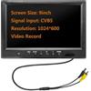 BJdfgE Schermo di visualizzazione HD da 7 pollici/9 pollici/10 pollici for telecamera ispezione tubi Sistema endoscopico industriale for condotte fognarie MAOTEWANG(9inch CVBS DVR Mon)