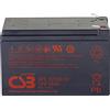 CSB Battery GPL 12120 GPL12120F2 - Batteria al piombo, 12 V, 12 Ah, al piombo, 151 x 100 x 98 mm, FLA