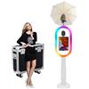 NEWESGOGO Ombrello morbido e leggero per cabina fotografica, compatibile con iPad Tablet da 10,2 a 13 pollici, per selfie, iPad, Photo Booth Machine con custodia per feste e matrimoni (bianco, macchina per
