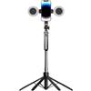 Generico Selfie Stick Tripod - 71 Inch Four Leg Support Extendable Phone Holder, Travel Camera Stand for Recording Video Picture Vlogging Live Streaming, Photography Outdoor Indoor Use