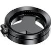 Generic Supporto magnetico per obiettivo - Adattatore per filtro del telefono per fotografia, struttura in vetro PP con anello da 52 mm, strumento a clip antiriflesso, accessorio per fotocamera per