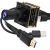 ELP Modulo telecamera USB HDMI 4K per computer mini fotocamera del PC UVC USB2.0 Lightburn fotocamera 2X zoom digitale Webcam Board H.265 CCTV 8mp USB telecamera di sicurezza per laptop (4 mm lente