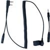 B-tech BTECH Adattatore audio universale da 2 pin K1 a 3,5 mm con PTT One-Touch - Compatibilità premium con radio BaoFeng, Kenwood e cuffie da 3,5 mm con microfoni in linea