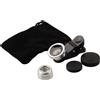 ZYWUOY Aggiorna la tua fotografia mobile Fish Eye Lens grandangolare Macro Fisheye Kit (argento)